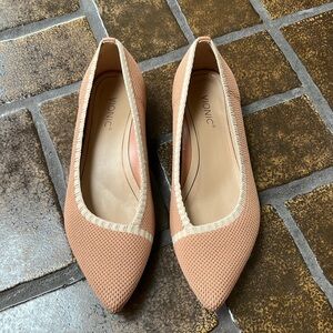 Vionic Toasted Nut Dahlia Ballet Skimmer Flat